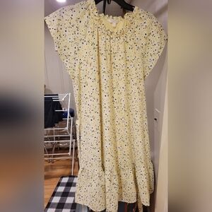Lc Lauren Conrad Yellow Floral Dress